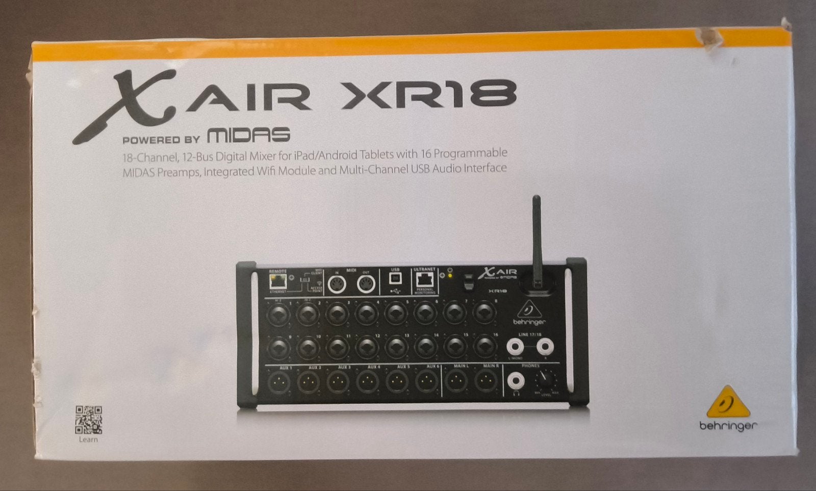 Behringer - XR18 -18 kanaals digitale mixer, Incl Flightcase, Muziek en Instrumenten, Ophalen of Verzenden, Nieuw, 10 tot 20 kanalen