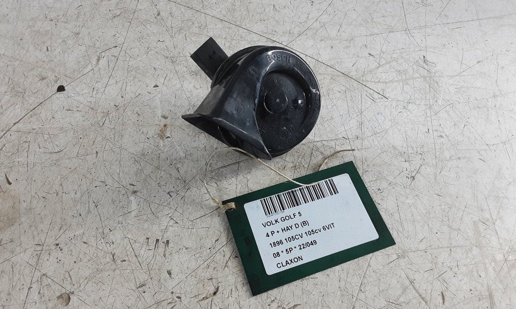 CLAXON Volkswagen Golf V (1K1) (02-2001/12-2010), Gebruikt, Volkswagen