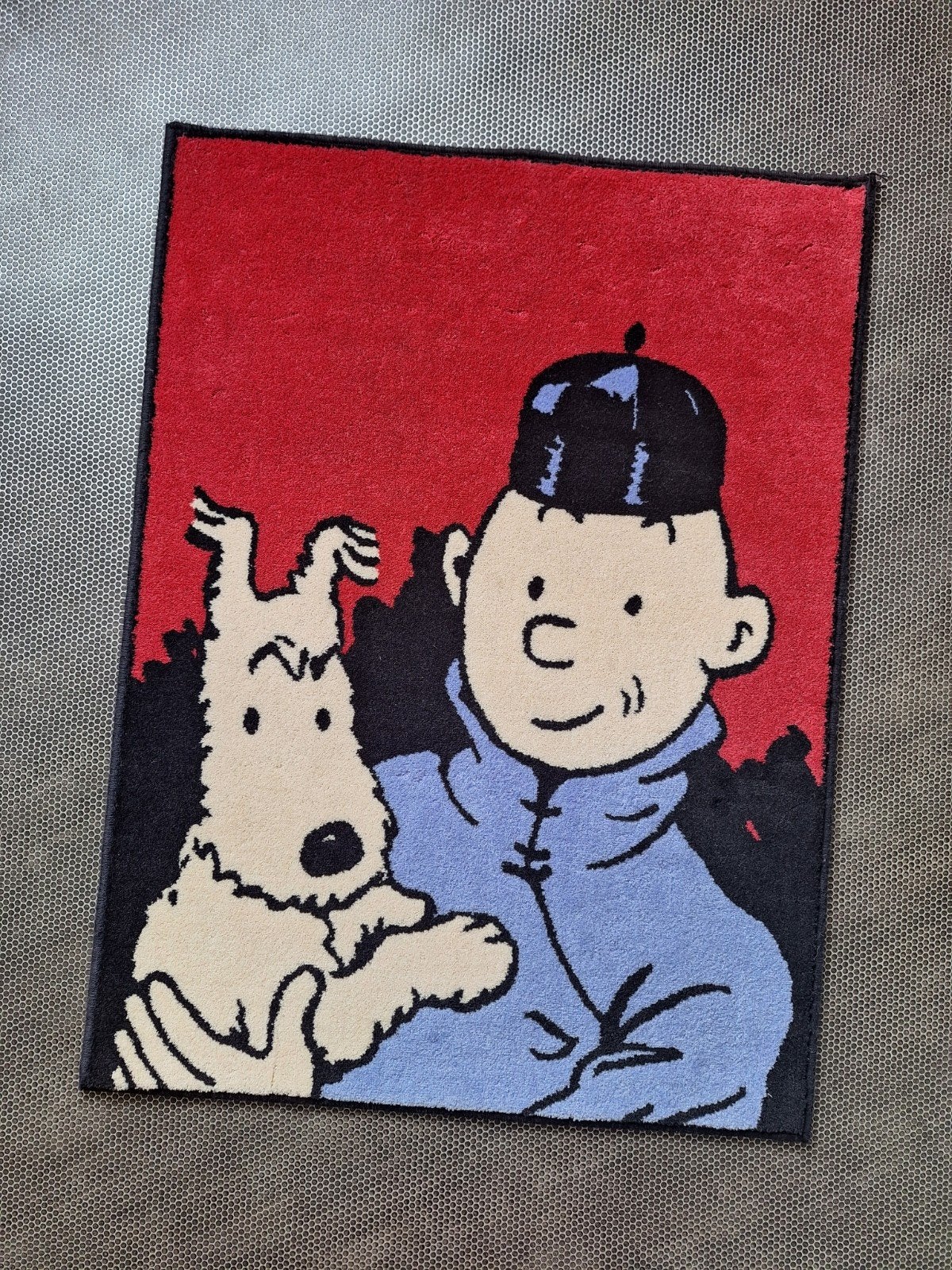 origineel tapijt Kuifje met Bobby, Ophalen, Overige materialen