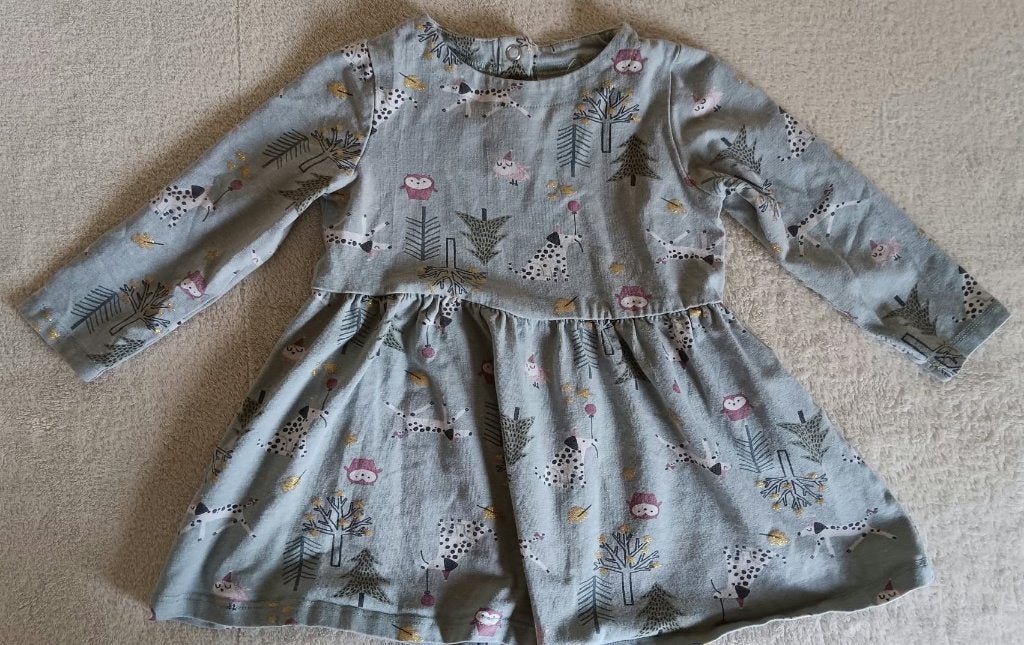 Jurk Hema  Maat 86, Kinderen en Baby's, Ophalen, Gebruikt, Meisje, Jurkje of Rokje