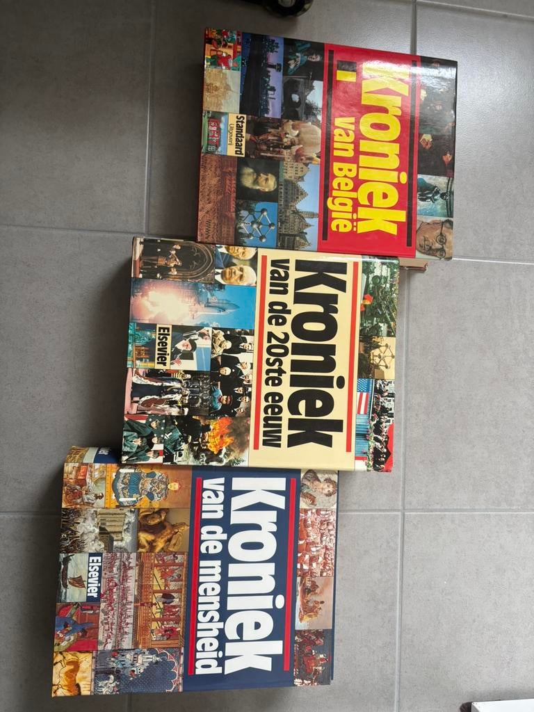 Kroniek van Belgie - de mensheid - 20ste eeuw, Boeken, Ophalen