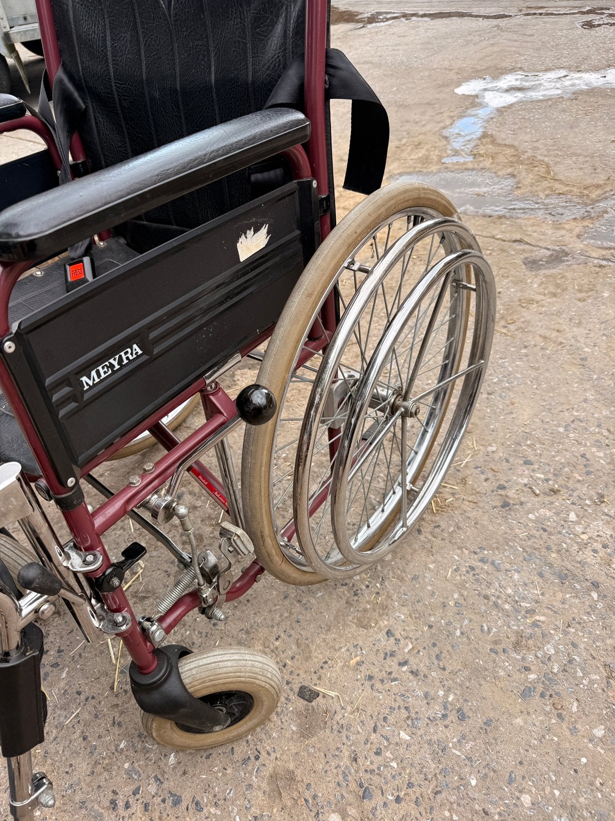 Rolstoel kwalittieve Meyra, Divers, Chaises roulantes, Utilisé, Fauteuil roulant à pousser, Pliant, Enlèvement