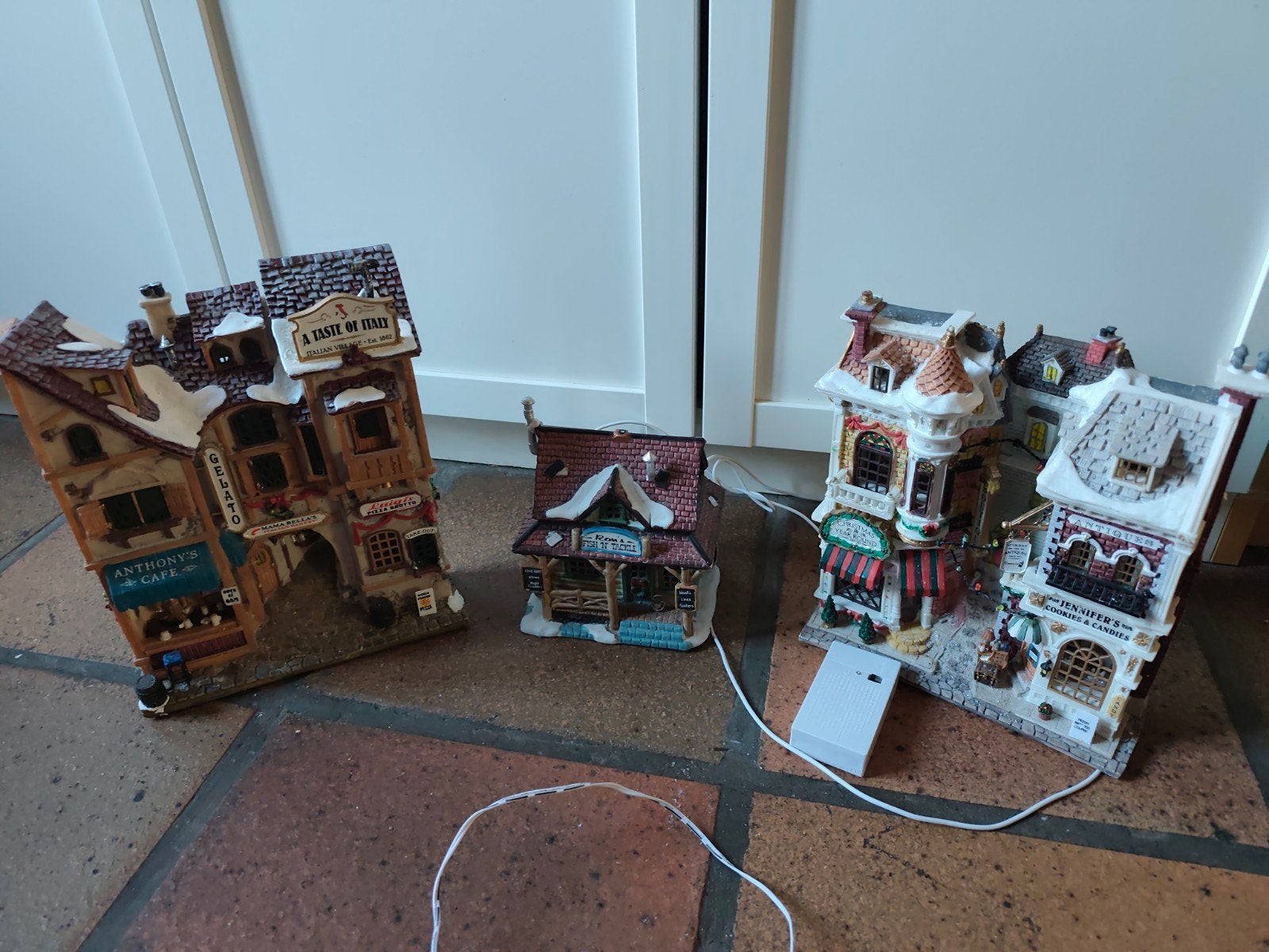 ensemble de 3 décors de Noël lemax, Informatique & Logiciels, Enlèvement