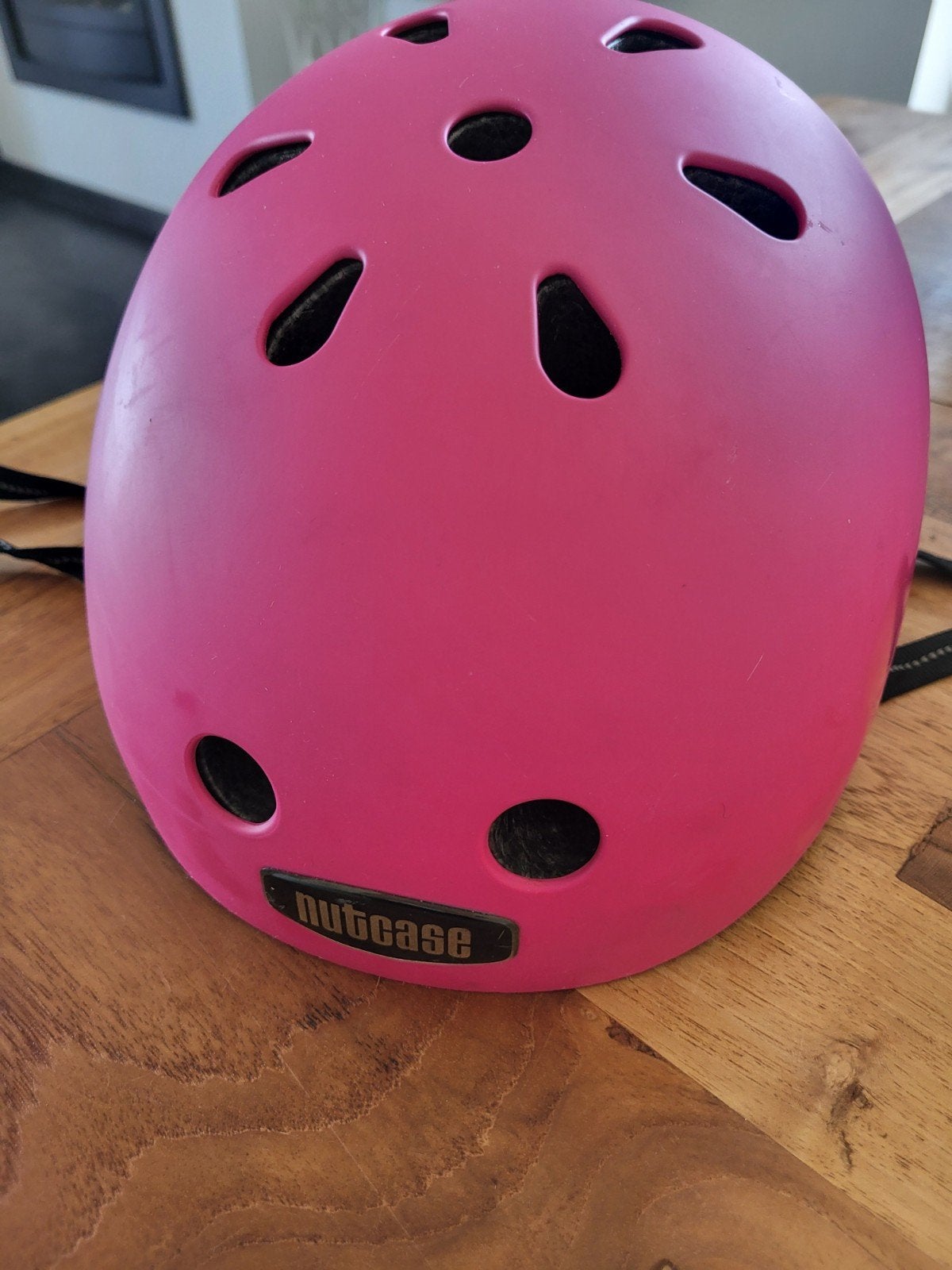 fietshelm nutcasefietshzlm, Fietsen en Brommers, Ophalen, Gebruikt, Meisje, Nutcase