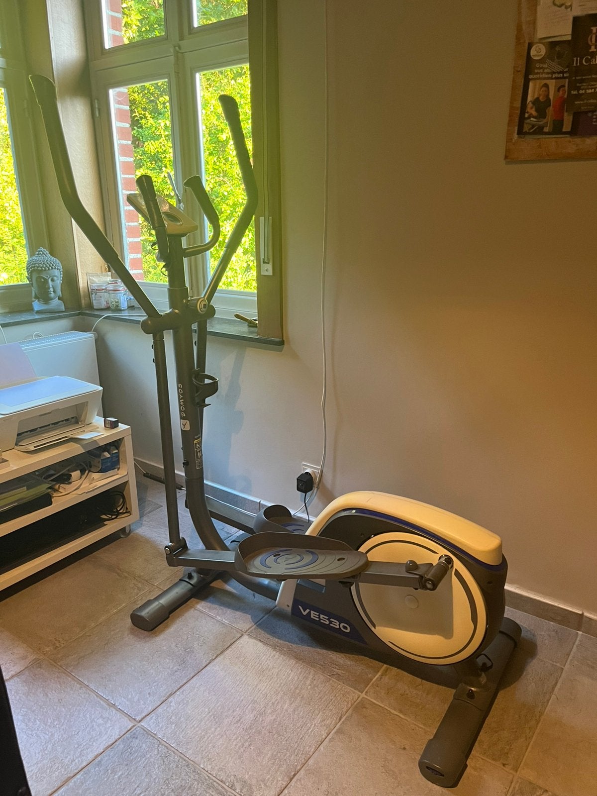 Vélo elliptique Domyos VE 530 + Ceinture Cardio, Enlèvement, Utilisé, Vélo elliptique