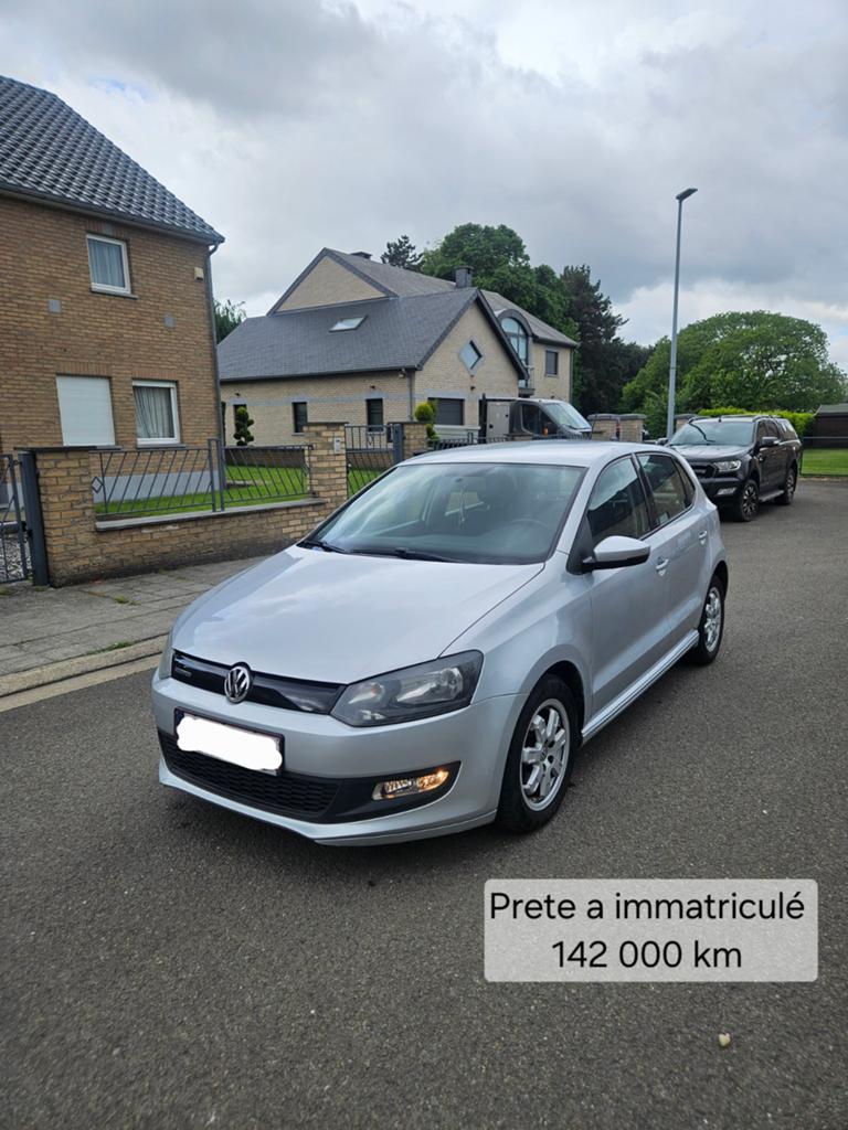 Prete a immatriculé Vw Polo 11/2012 1.2 TDI 142000 km Airco, Autos, Achat, Boîte manuelle, Entretenue par le concessionnaire, Diesel