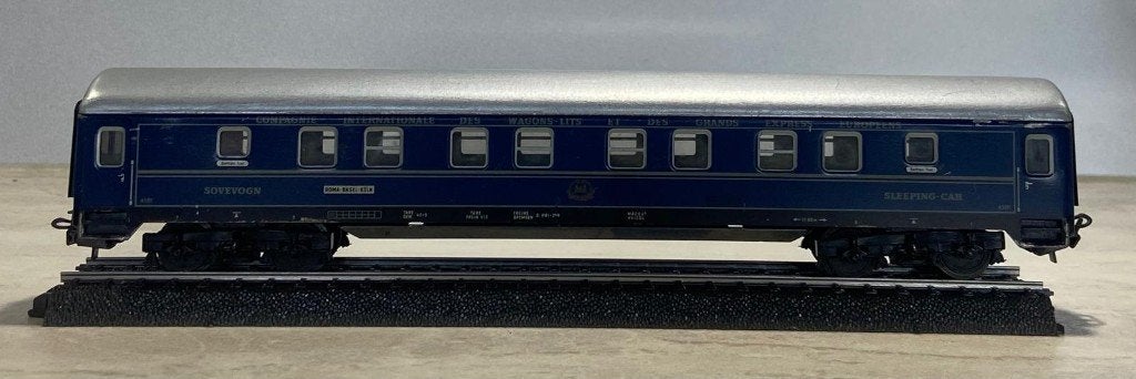 Märklin 4029 H0 - Klassiek Blikken Rijtuig CIWL, Ophalen, Wisselstroom, Gebruikt, Wagon
