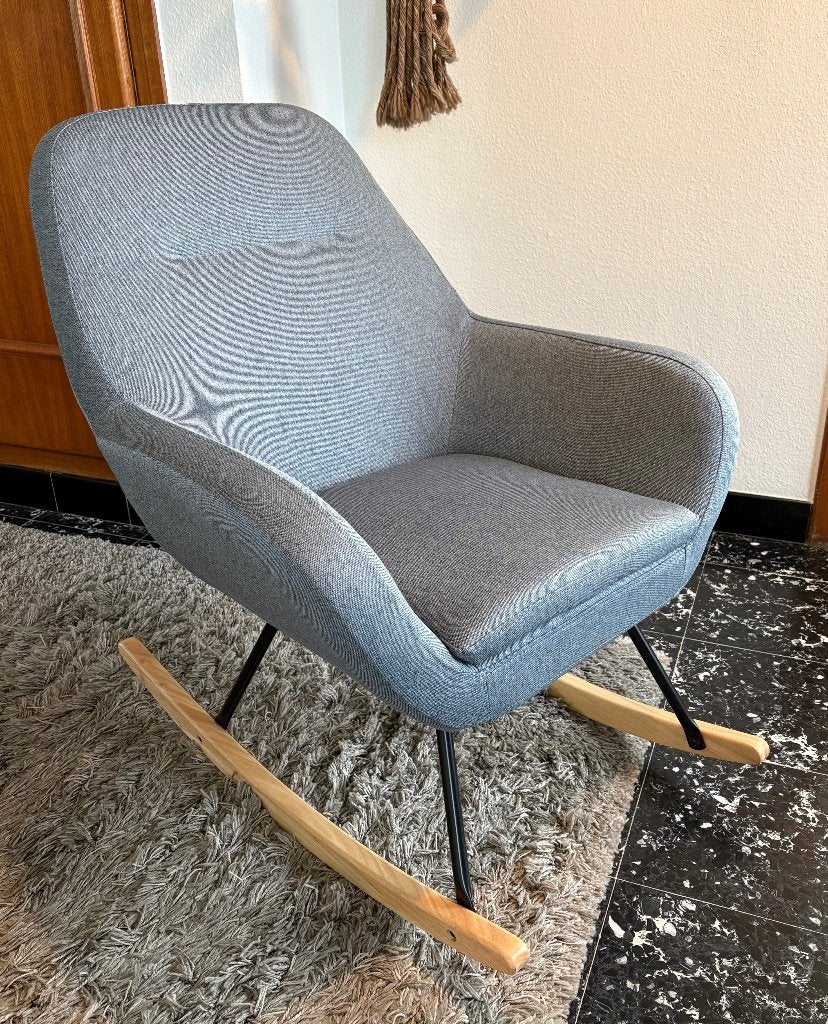 Moderne schommelstoel, Modern (hedendaags), Comme neuf, Enlèvement, Bois