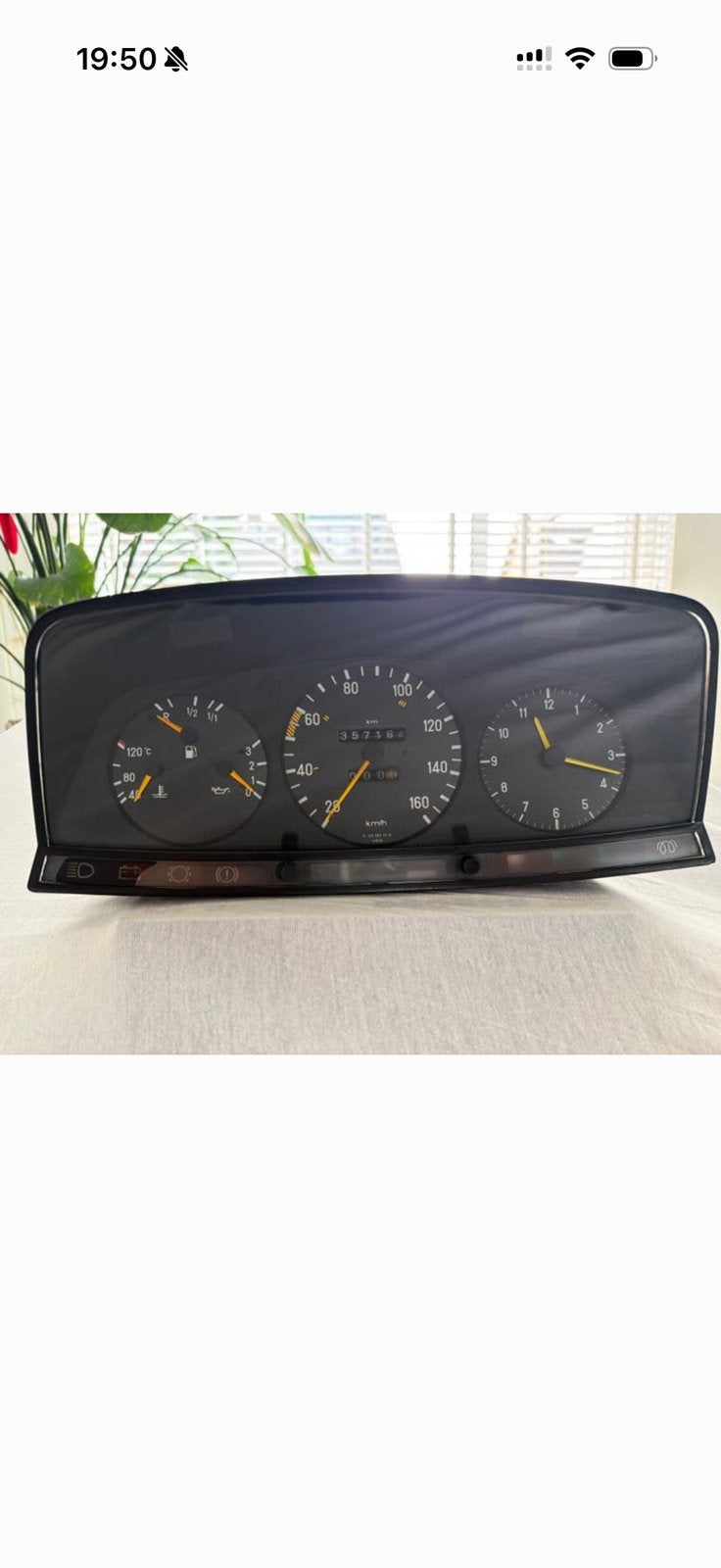 W123 teller, Auto-onderdelen, Dashboard en Schakelaars, Mercedes-Benz, Ophalen