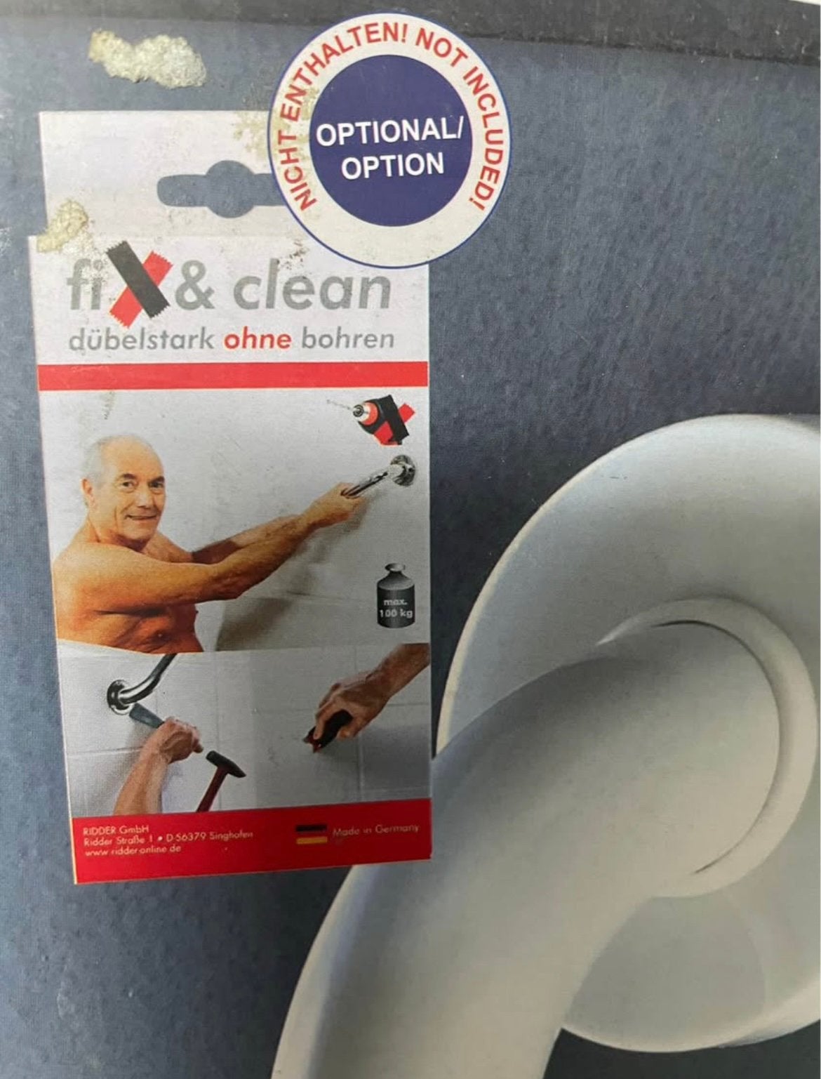 nouveau Haltegriff 60 cm blanc - salle de bain ou WC, Enlèvement, Comme neuf