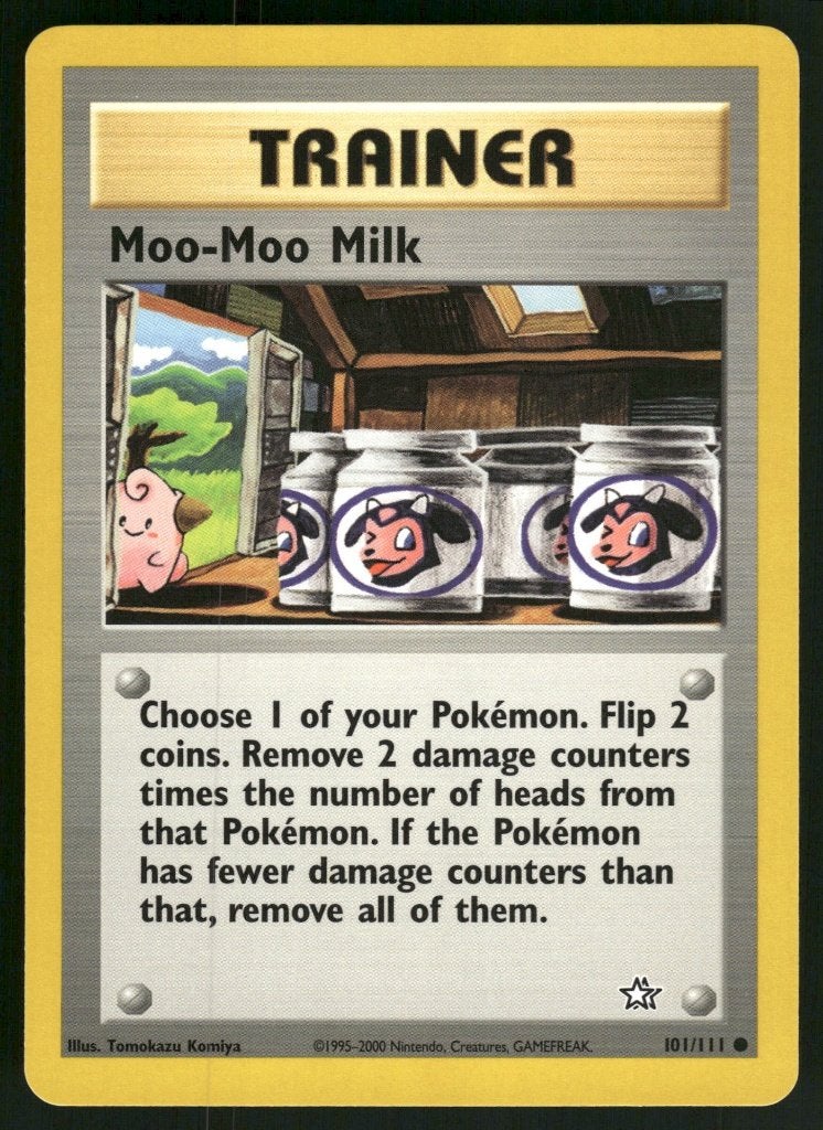Moo-Moo Milk 101/111 - Neo Genesis (NM), Hobby en Vrije tijd, Verzamelkaartspellen | Pokémon, Verzenden, Gebruikt