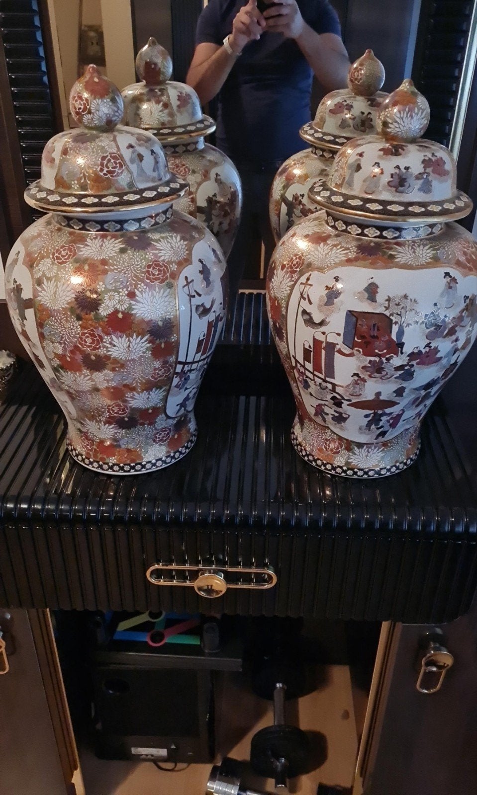 2 set chinese vazen, Antiquités & Art, Antiquités | Plateaux, Enlèvement