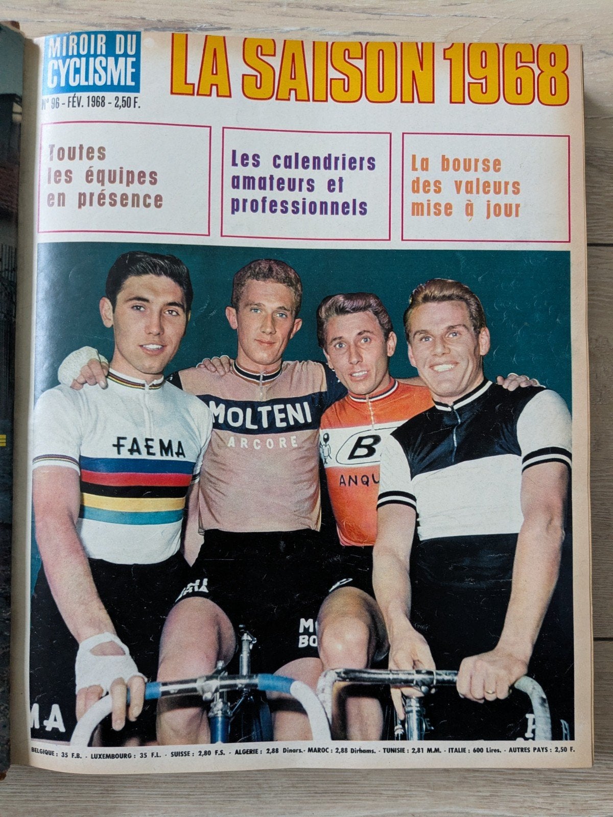 14 magazines Miroir du Cyclisme Année 1968, Enlèvement ou Envoi, Utilisé, Course à pied et Cyclisme