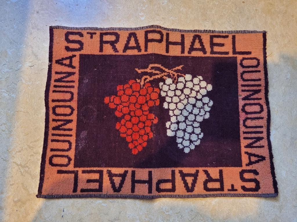 ancien tapis de bar publicitaire quinquina ST Raphaël, Enlèvement ou Envoi, Utilisé, Autres types