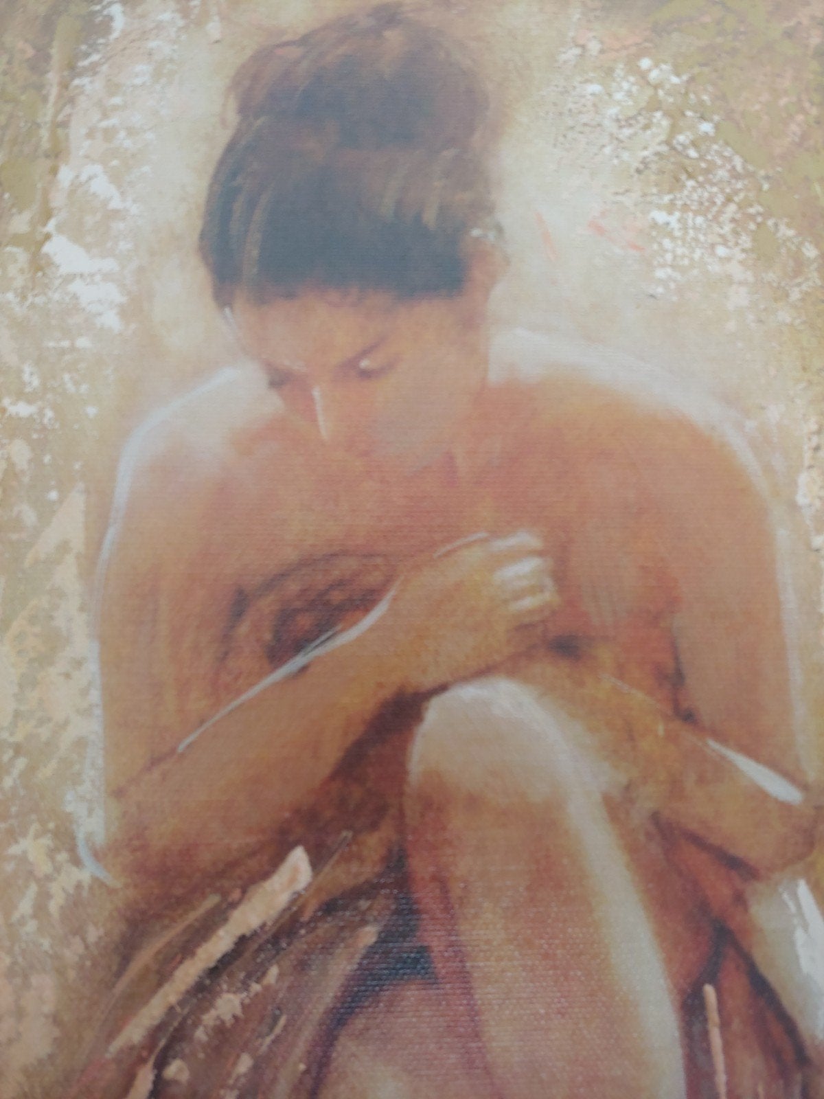 Decoratief schilderij, Ophalen