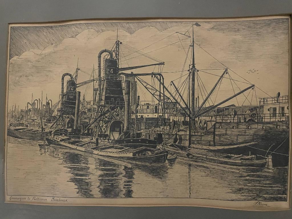 pentekening Graanzuiger, Ophalen