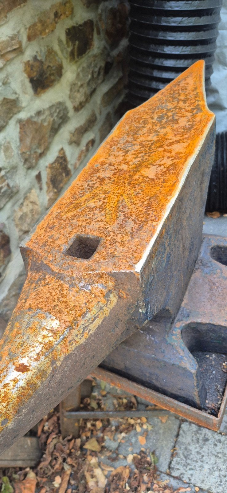 enclume de 180 kg planée, Ophalen