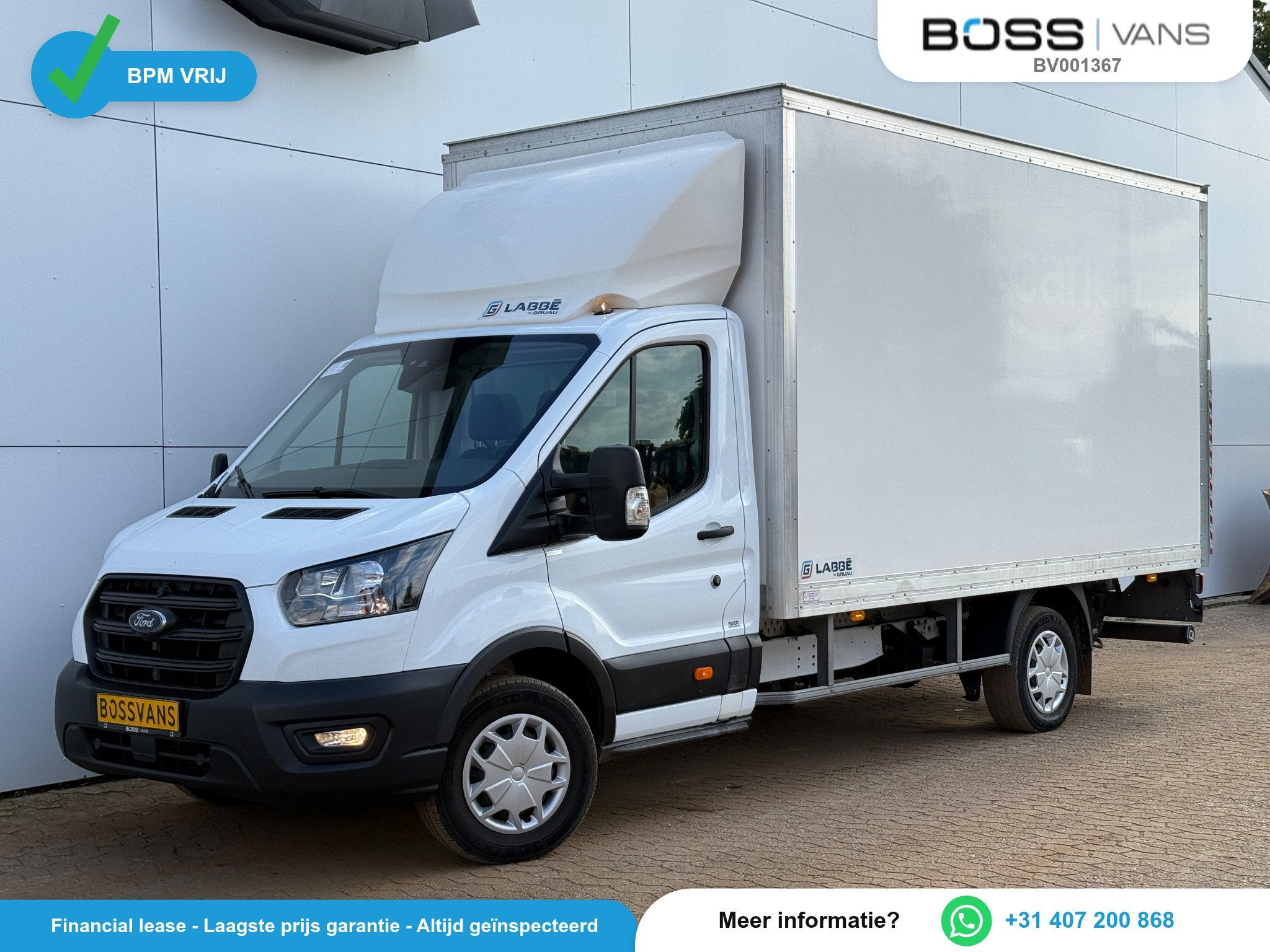 Ford Transit 2.0 TDCI 130PK Laadklep Bakwagen Cruise Control, Achterwielaandrijving, Euro 6, 4 cilinders, 2000 kg