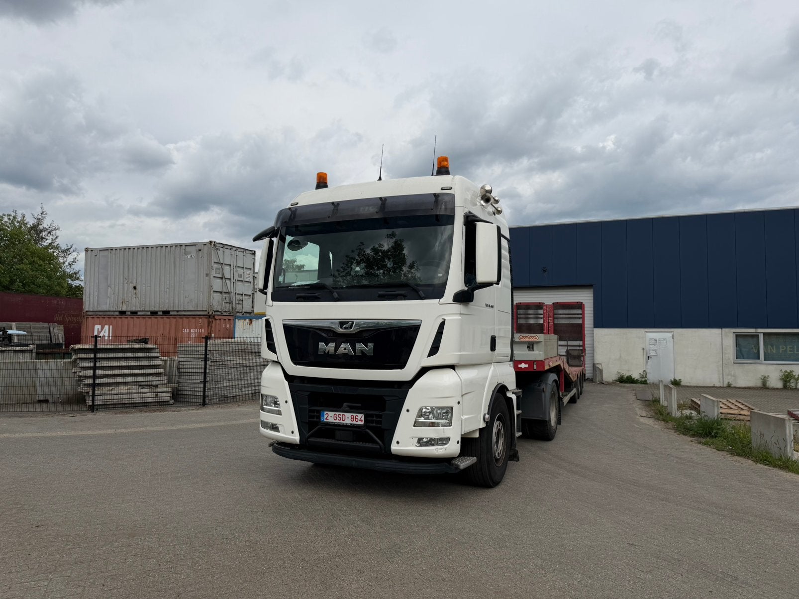 Man trekker met dieplader, Auto's, Automaat, Achterwielaandrijving, Euro 6, MAN
