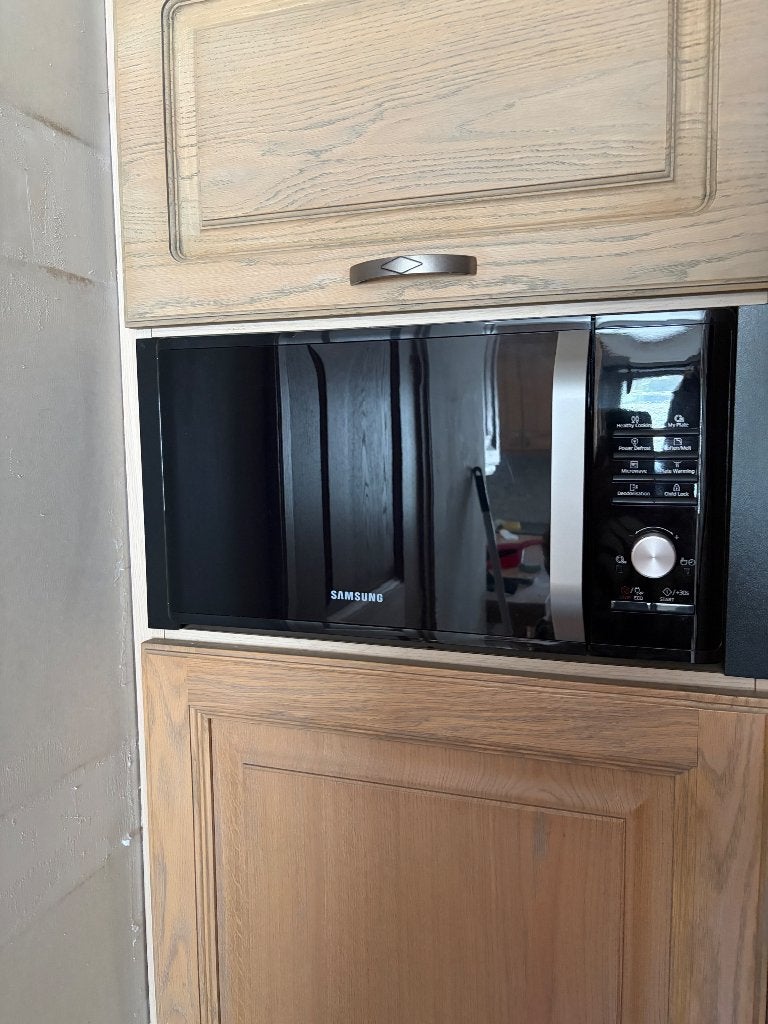 Inbouw microgolf, Elektronische apparatuur, Microgolfovens, Ophalen, Gebruikt, Inbouw, Draaiplateau