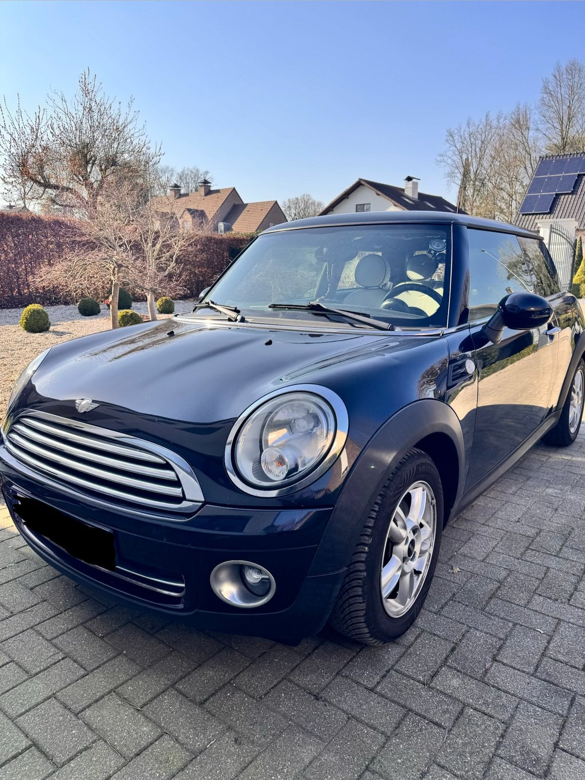 Mini Cooper R56 – 2013 – 145.000 km, Auto's, Voorwielaandrijving, Euro 5, Blauw, Leder