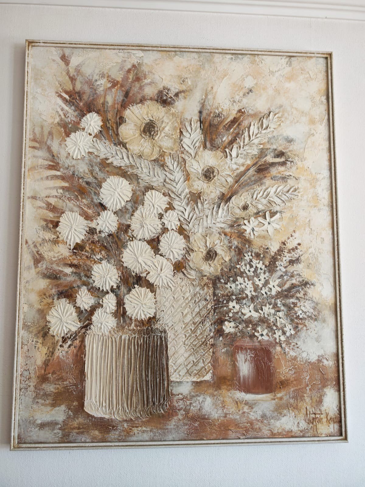 Grande peinture sur toile de Stephen Kaye, Maison & Meubles, Enlèvement