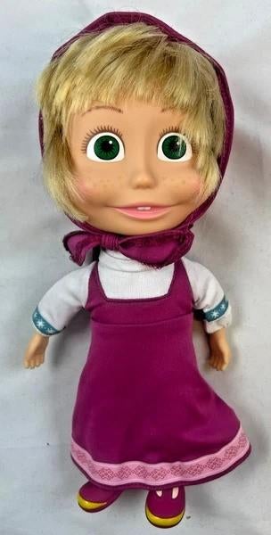 Simba Masha en de Beer Pop 25cm Zachte Pop Figuur, Verzenden, Zo goed als nieuw, Overige typen