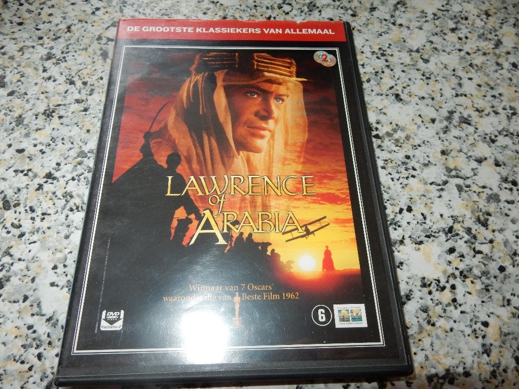 nr.2333 - Dvd: lawrence of arabia - drama, CD & DVD, DVD | Classiques, À partir de 6 ans, Suppléments, Enlèvement ou Envoi, Anglais