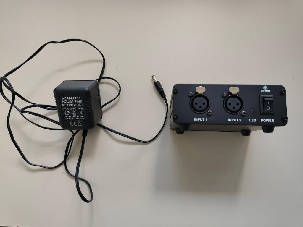 Devine MPS 500 Dual phantom power supply, Audio, Tv en Foto, Ophalen, Gebruikt, Audio