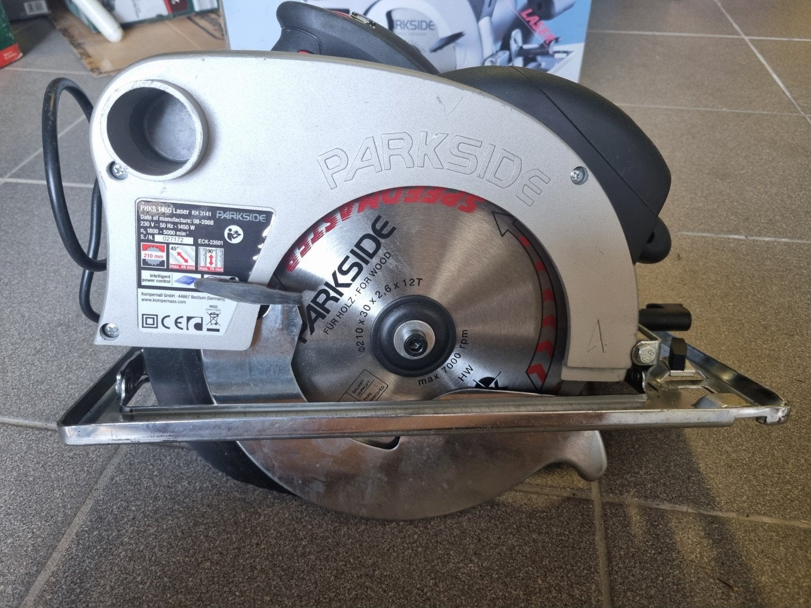 cirkelzaag, Doe-het-zelf en Bouw, Ophalen, Zo goed als nieuw, Parkside