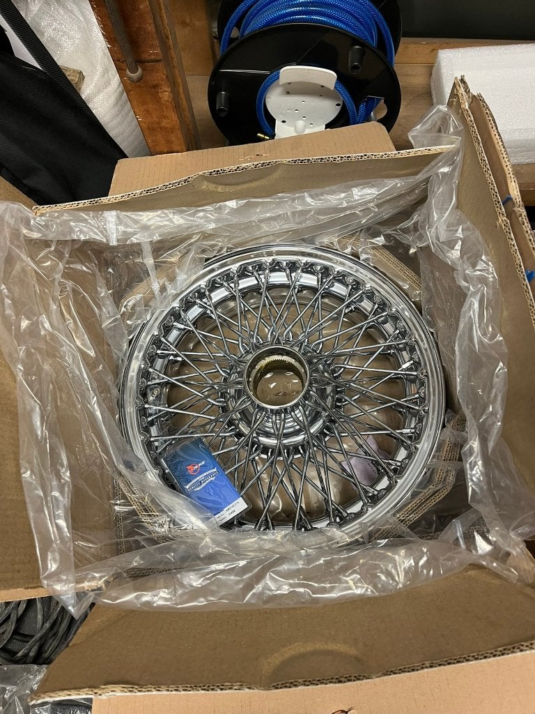 chroom wire wiel 5,5 *14, Auto-onderdelen, Banden en Velgen, Overig, 14 inch, Velg(en), Nieuw