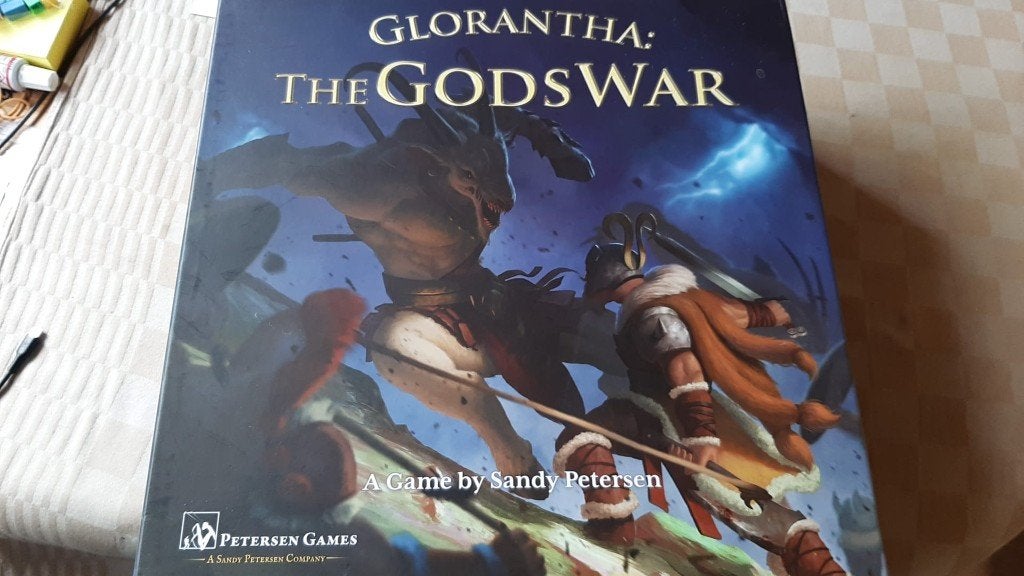jeu de plateau Gloranthe : The Godswar pr Petersen Warhammer, Trois ou quatre joueurs, Enlèvement ou Envoi, Neuf