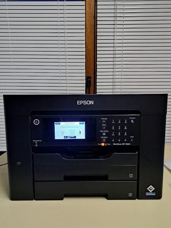 Imprimante EPSON WF 7840, Computers en Software, Ophalen, Gebruikt, Mailen, All-in-one
