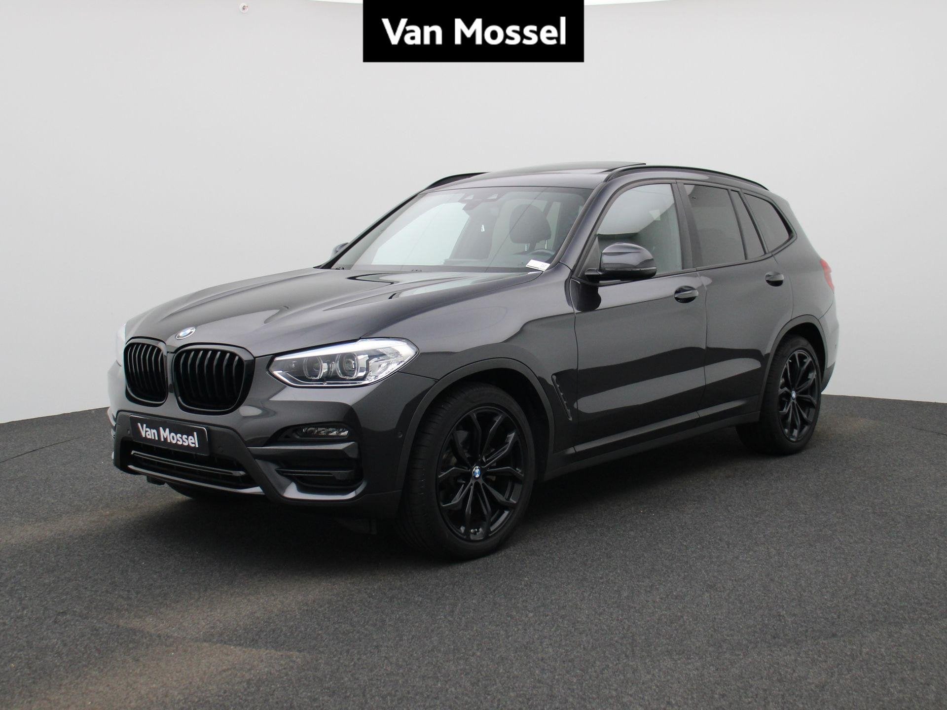 BMW X3 sDrive18d (100 kW) PANO DAK | NAVI & CARPLAY | H&K So, Auto's, Gebruikt, Zwart, 2000 kg, 136 pk
