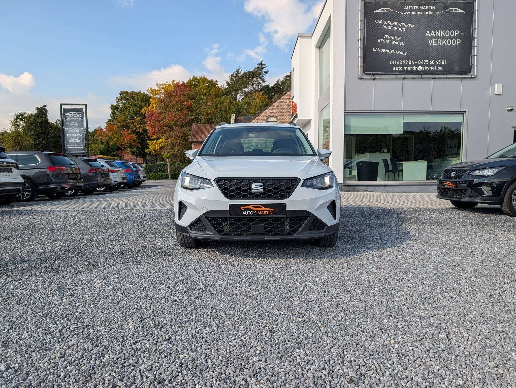 SEAT Arona 1.0 TSI Move! Navi DSG | CARPLAY/NAVI | PARKSENS, Auto's, Stof, Gebruikt, Geheel digitaal combi-instrument, Bedrijf