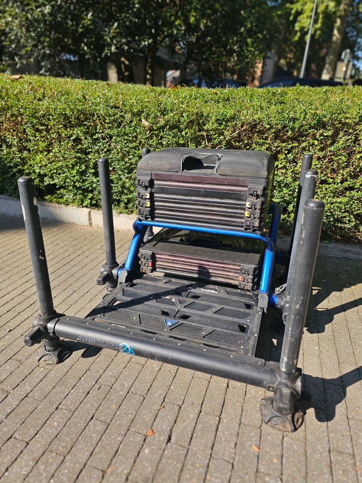 Preston Absolute 36 zitkist / seatbox – compleet, Ophalen