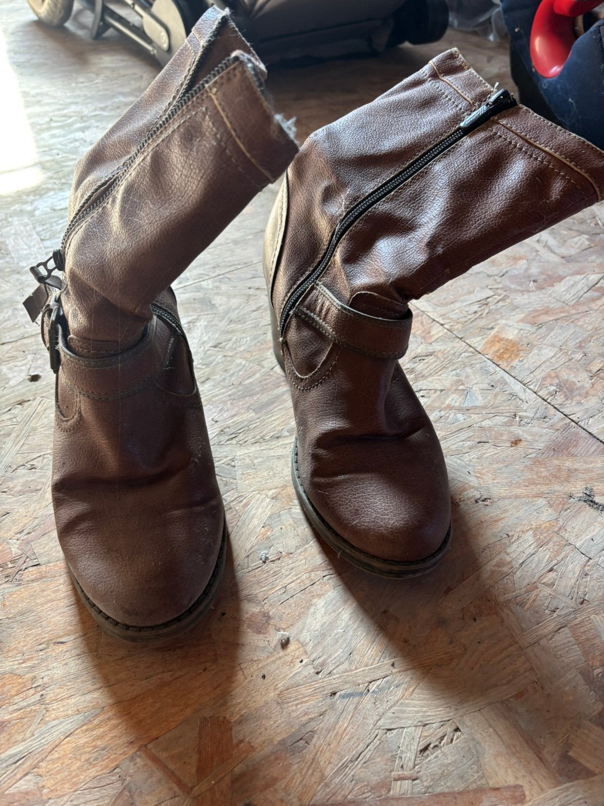 Bottines Mustang taille 41-42, Enlèvement ou Envoi, Brun, Boots et Botinnes, MUSTANG