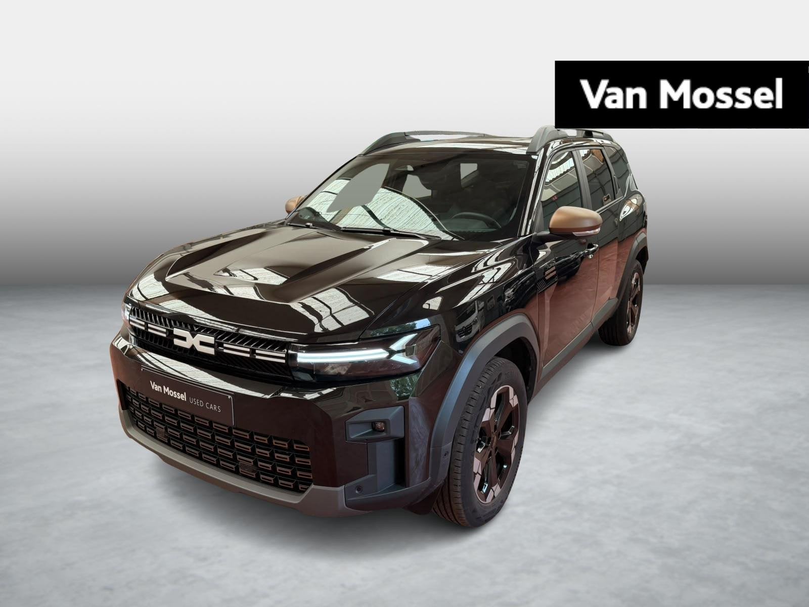 Dacia Bigster Hybrid-G 150 4x4 Extreme, Auto's, Dacia, Automaat, Stof, Gebruikt, Zwart
