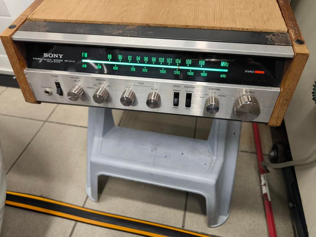 Sony HP-211A Stereocenter receiver (1973), Ophalen of Verzenden, Sony