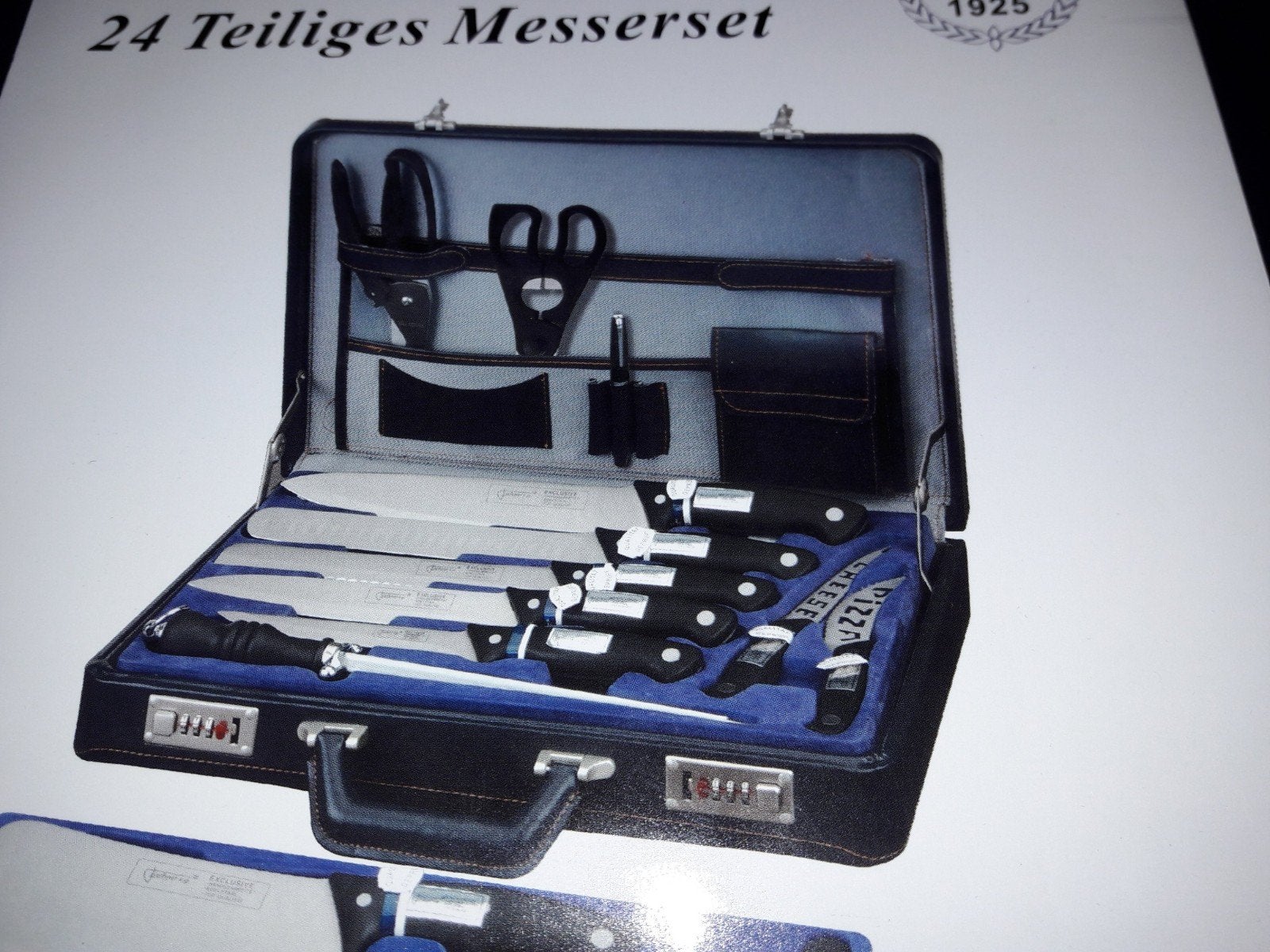 messen en scharen koffer, Ophalen