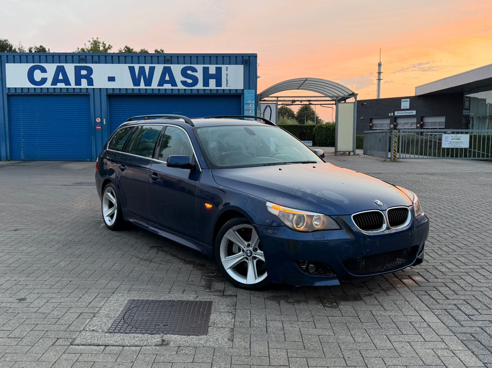 Bmw 535d E61 M57 Full Opties, Automaat, Dealer onderhouden, Achterwielaandrijving, Zwart