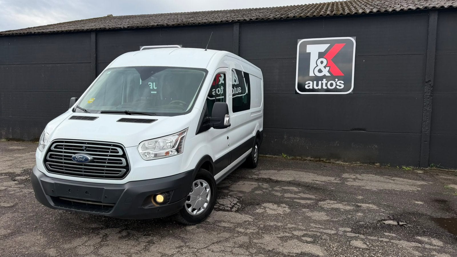 Ford Transit 2.0 TDiCi Dubbel Cabine 2019, Auto's, Ford, Euro 6, Bedrijf, Overige carrosserie, Transit