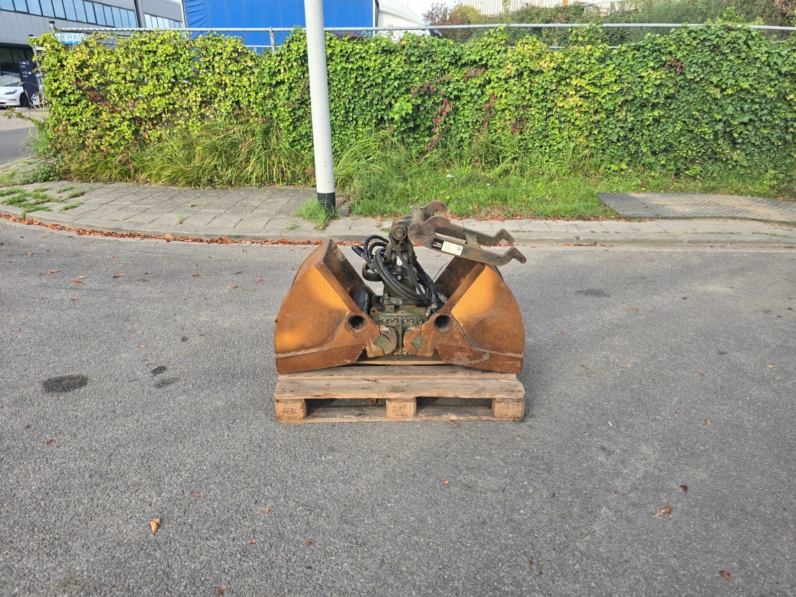 Kinshofer C08HPX schalengrijper met cw10 snelwissel knijper, Ophalen of Verzenden