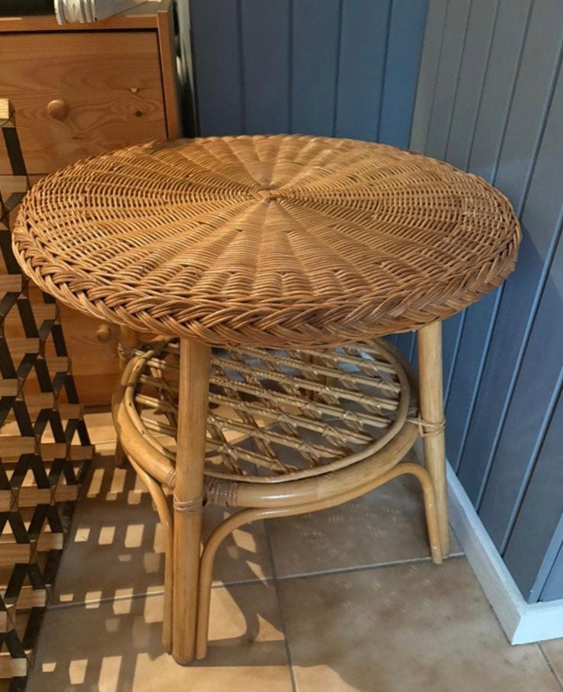 Vintage bijzettafel, Enlèvement, Comme neuf