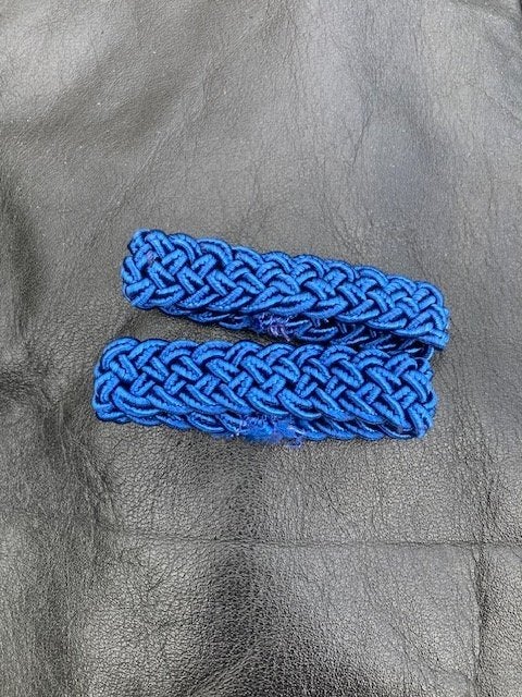 lintjes blauw (1ste jaar K/ooffr) Rijkswacht, Verzamelen, Ophalen of Verzenden, Rijkswacht, Embleem of Badge