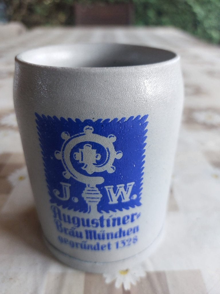 Bierpot Augustiner-Bräu, Ophalen of Verzenden, Gebruikt, Pul(len), Overige merken