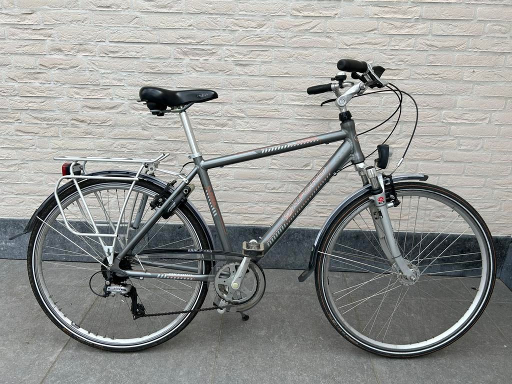 Herenfiets Oxford Clipper, Fietsen en Brommers, Ophalen, Gebruikt, Velgrem, Versnellingen