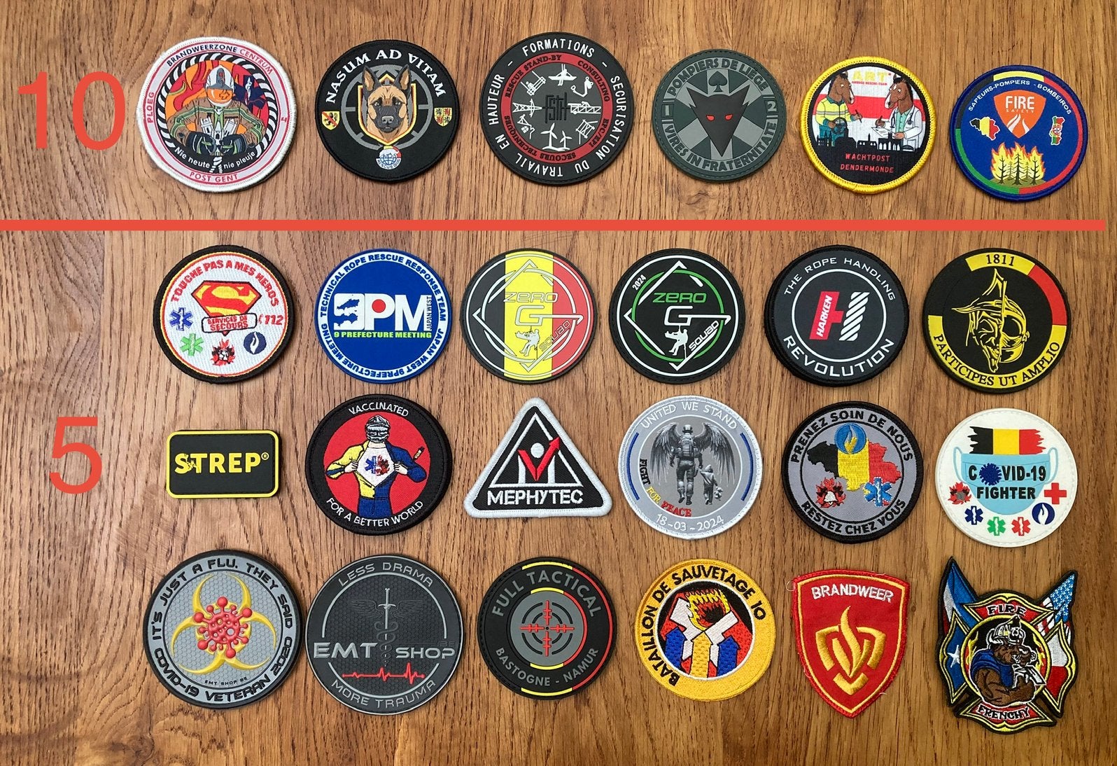 Patchs pompiers à vendre, Collections, Envoi, Autres, Emblème ou Badge