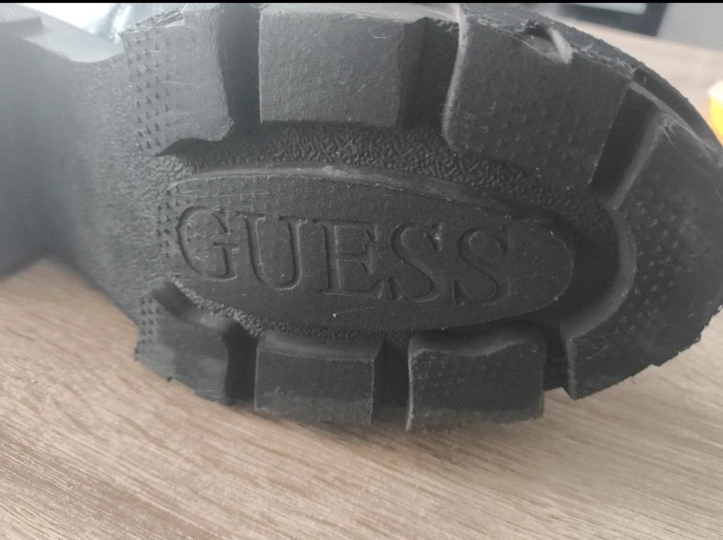 Zwarte botten van gues, Ophalen, Guess, Zwart, Lage of Enkellaarzen