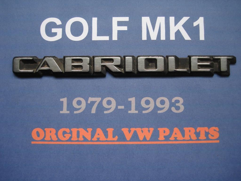 Golf 1 Cabrio onderdelen, Ophalen, Gebruikt